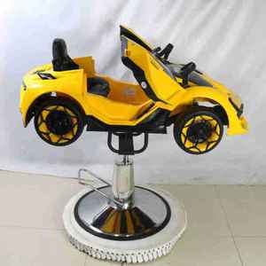 Nuevo salón de belleza de acero estilo coche moderno giratorio de altura ajustable muebles de salón de peluquería - Product Image 4