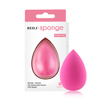 Esponja de Maquillaje Facial Personalizada con Logotipo, Mezcla de Colores, Múltiples Formas, Libre de Látex, Ecológica, Lavable, Color Rosa