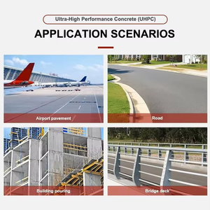 Material de Lechada de Hormigón Ultrafino de Poliéster Gris Luzhi ZY-UHPC de Calidad Excepcional, Superplastificante de Policarboxilato de 200Mpa para - Product Image 5