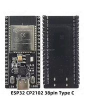 Module de développement ESP32 38 broches CP2102 Type-C avec Wi-Fi, espacement des broches 23,5 mm, sans trou de positionnement