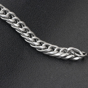 Pulsera de Cadena Cubana de 8MM en Acero Inoxidable, Estilo Punk Rap para Hombre - Product Image 2