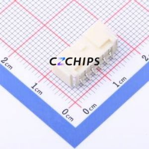 HC-PAE-6AWT Wire-to-Board Pin Header SMD,P=2mm,Horizontal Mount Connector 1x6P 2mm Horizontal Mount 6P - Product Image 2