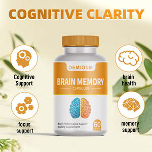 Cápsulas nootrópicas de etiqueta privada Suplemento cerebral Cápsulas de memoria cerebral - Product Image 5