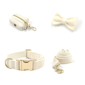 Ensemble de colliers et laisses de luxe en velours pour chien, sacs à crocs de formation <span class=keywords><strong>Louis</strong></span> - Product Image 2