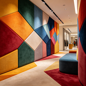 Panneau <span class=keywords><strong>acoustique</strong></span> mural en tissu, <span class=keywords><strong>solution</strong></span> d'insonorisation intérieure pour bureaux et salles de réunion - Product Image 1