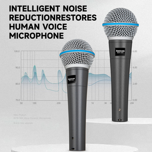ไมโครโฟน Bekboes 58A รุ่น Professional Recording Beta58a ไมโครโฟนแบบมีสายสำหรับร้องเพลงระดับมืออาชีพ ไมโครโฟนไดนามิกแบบคาร์ดิออยด์ ไมโครโฟนคาราโอเกะ - Product Image 5