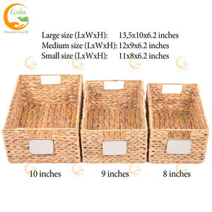 Organizadores de Baño y Cocina Plegables y Portátiles de Jacinto de Agua Ecológicos al por Mayor, Multifuncionales, con Logotipo Personalizado y Asa de Almacenamiento - Product Image 4