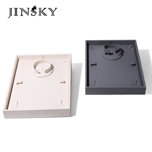 JINSKY PU Vertical Jewelry Display Stand Set Multi-purpose Jewelry Tray Organizer Combined Storage <b>Rack</b> for Rings Bangles - Product Image 1