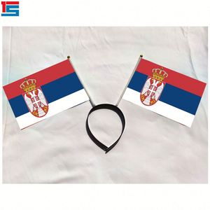 Wholesale 2024 Football Events Headband <b>Flag</b> 14*21cm Polyester for Sport Fans Head Decoration - Product Image 3