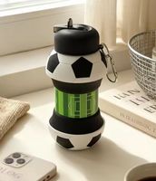 Ballons de football et de billard écologiques, bouteilles d'eau pour enfants, sans BPA, légères, réutilisables, 550 ml