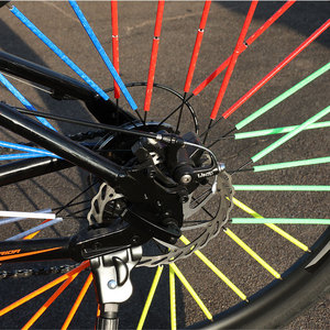 12 Piezas de Barras Reflectantes para Radios de Bicicleta, Tubo Reflectante de Seguridad para Ciclismo, Clip de Seguridad para Radios, Tubo Reflectante para Ruedas - Product Image 6