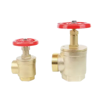 Robinet de tuyau d'hydrant d'incendie à angle droit en laiton avec adaptateur de tuyau d'hydrant