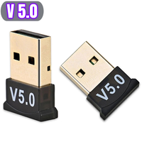 Adaptateur USB Bluetooth 5.0 Transmetteur Récepteur Bluetooth Audio V5.0 Dongle Bluetooth Adaptateur USB sans fil pour ordinateur PC Portable