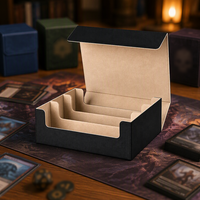 Boîte de rangement pour cartes à collectionner grande capacité 1800+ cartes, 3 rangées, aimants multiples
