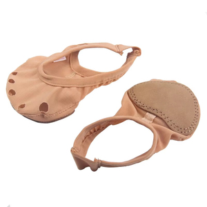 Chaussures de danse à semelle souple pour la danse moderne et la danse du ventre, chaussures à bout ouvert et demi-semelle pour la protection des pieds <span class=keywords><strong>nus</strong></span> - Product Image 5