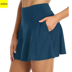 高腰运动高尔夫裙跑步锻炼运动短裤女子网球裙 - Product Image 1