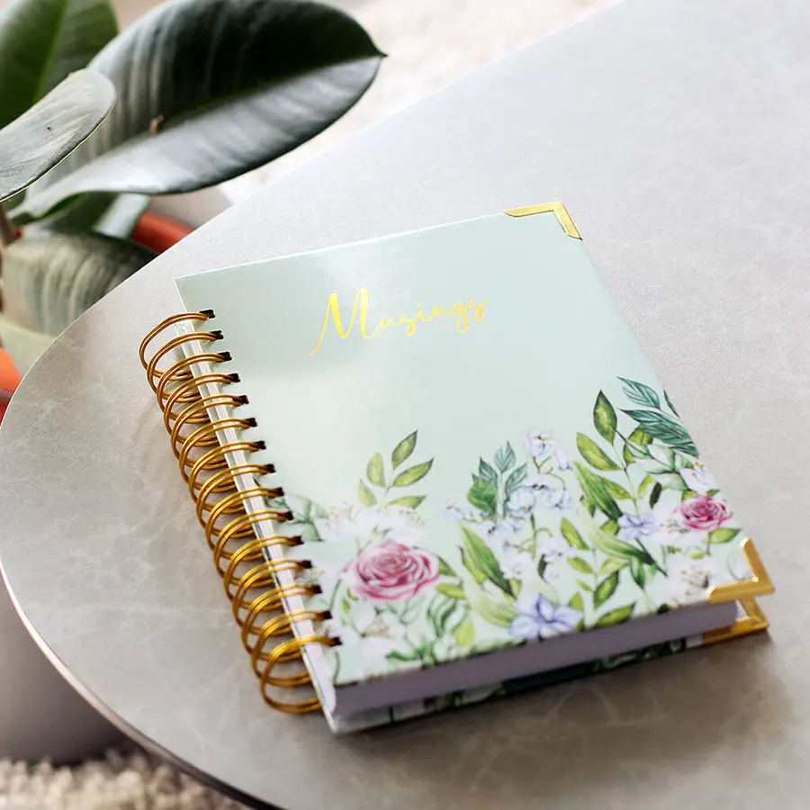 Customizable Journal Planner Notebook Printing 2024 A5 Spiral Notebooks OEM Daily Agenda Hardcover Notebook