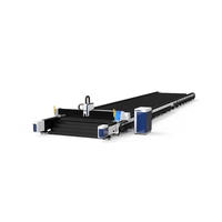 HWlEiC Machines de découpe laser à fibre CNC entièrement automatiques grand format pour tôles, ultra grand format, grande capacité