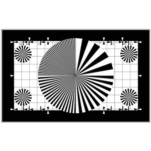 3nh TE246 4 Quadrante Settore Stella Diagramma di Prova Della Macchina Fotografica per la regolazione del punto di messa a fuoco - Product Image 1
