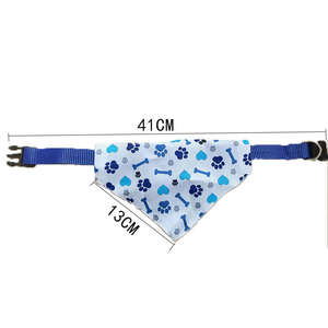 وشاح رقبة الكلب وشاح عنق ربط ببطانة وشاح مثلث مع مشبك قابل للتعديل للكلب الكبير والصغير وشاح عنق بشعار - Product Image 6