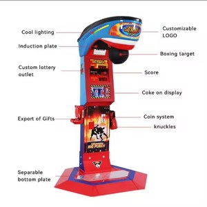 Meilleur jeu d'arcade électronique à pièces Machine <span class=keywords><strong>de</strong></span> jeu <span class=keywords><strong>de</strong></span> <span class=keywords><strong>boxe</strong></span> avec carte <span class=keywords><strong>de</strong></span> paiement <span class=keywords><strong>Sac</strong></span> <span class=keywords><strong>de</strong></span> <span class=keywords><strong>frappe</strong></span> Kick Matching Vending Training en anglais - Product Image 5