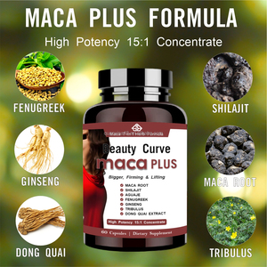 OEM Maca Plus 7-en-1 Capsules Maca Noire pour l'amélioration des hanches et des fesses chez l'adulte, Complément de santé, 60 gélules - Product Image 4