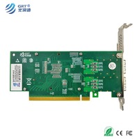 Carte d'interface réseau Serveur Ethernet Optique 100G Double Ports Fibre PCle 4.0 X16 QSFP28 NIC avec E810-CAM2 à puce