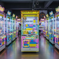 Nouvelle Machine à Griffe en Verre Entièrement Transparente Personnalisée pour Poupées – Équipement de Jeu de Griffe à Prix – Machine de Divertissement