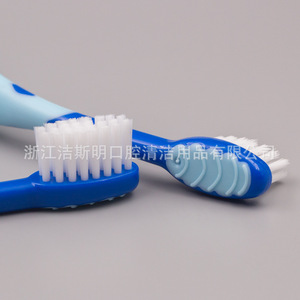 Cepillo de dientes para niños con forma de jirafa, cerdas de nailon suaves, manual, para uso doméstico infantil, 15x2,1 cm - Product Image 1