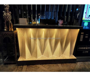 Marbre artificiel naturel Style industriel <span class=keywords><strong>Caisse</strong></span> Enregistreuse Bar Rétro Américain Comptoir de Réception Table de Bureau - Product Image 1