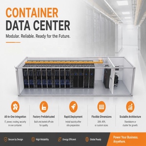 Attrezzature per Data Center/Infrastrutture di Rete Testate in Fabbrica con Rack Server 600x600 e Raffreddamento AC N+1 per Comando Mobile - Product Image 2