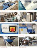 Raboteuse de surface industrielle MB504 robuste pour le traitement des surfaces de panneaux de meubles en bois massif