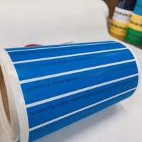 Autocollants adhésifs à voile de sécurité, pour doseuse, automatique
