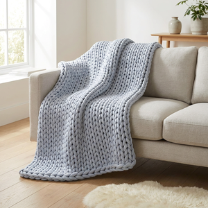 Venta al por mayor de fábrica: Manta con peso de algodón sostenible, acogedora y de diseño más reciente 2026, superventas para el hogar y dormitorio. - Product Image 4