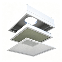 Nouvelle boîte à air avec filtre HEPA à flux laminaire haute efficacité remplaçable pour système de ventilation CVC de salle blanche de classe 100-1000