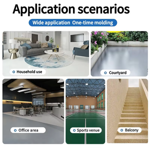 Système de revêtement de <span class=keywords><strong>sol</strong></span> décoratif en sable coloré époxy |   Antidérapant et robuste |   Pour l'usine, la salle d'exposition, l'entrepôt, la maison, le <span class=keywords><strong>sol</strong></span> - Product Image 6