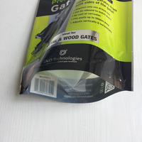Pochette debout en plastique laminé de 7 mil 180mic d'épaisseur solide personnalisée Sacs poly en mylar pour emballage de loquet de porte en mylar