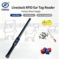 Lector de Etiquetas RFID de Largo Alcance, Resistente al Agua, 134.2kHz, Protocolo ISO11784/5, Distancia de Lectura de 30-100cm, Material PVC