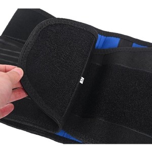 Blue And Black Lumbar Support Belt Smlxl Breathable Fitness Waist <b>Band</b> For Running <b>Exercise</b> Yoga Body Shaping - Product Image 5