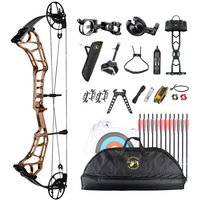 TOPOINT ARCHERY Acuity 33 Arc à poulies et flèche Paquet de base Tir à l'arc CNC Riser USA Gordon BCY String Hunting Bow Kits
