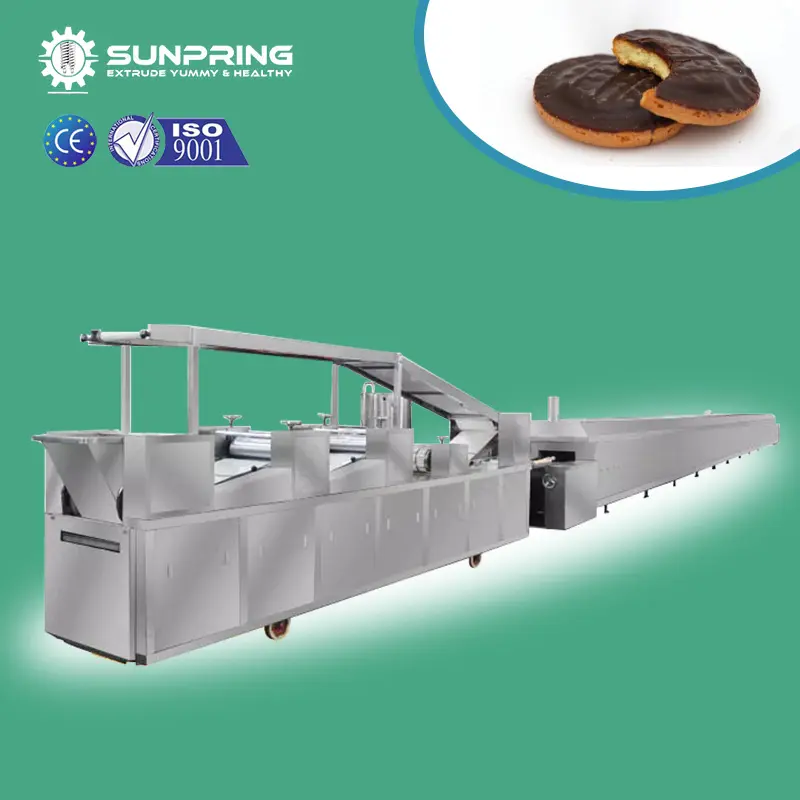 सनप्रिंग नरम बिस्कुट बनाने की मशीन औद्योगिक ग्लूटेन मुक्त बिस्कुट उत्पादन लाइन बिस्कुट बनाने की मशीन लाइन