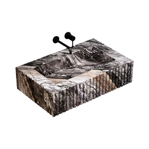 Custom Modern Natural Marble Bathroom Stone Lavatory - Product Image 4