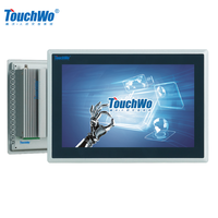 Panel PC Industrial TouchWo de 10.1, 15, 17 y 21.5 Pulgadas con Refrigeración por Ventilador, Panel Frontal IP65, Computadora Integrada X86 Todo en Uno, Win10/11/Linux