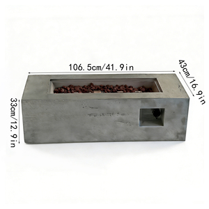 Peaktop Natural Gas <b>Fire</b> Bowl <b>Fire</b> <b>Pit</b> 40000 BTU Eco-Friendly Design with Glass Beads for Outdoor Heating & Party Use - Product Image 4