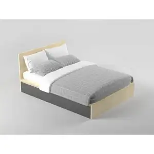 फैक्टरी प्रत्यक्ष बिक्री बेडरूम फर्नीचर एकल धातु बिस्तर फ्रेम कस्टम लोहे जुड़वाँ राजा आकार डबल स्टील बिस्तर