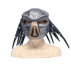 Accessoires de personnages de films et de séries télévisées, couvre-chef en latex, nouveau masque d'alien effrayant, masque de prédateur, casque de sniper pour Halloween - Product Image 1