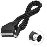Cordon de câble péritel RGB AV HD TV pour SNES NES Xbox/Wii/WII U/Sega genesis 1 2/PS2 /PS3/N64/NGC/PS/PS1 Accessoires de connexion