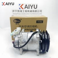 Kompresor AC Asli 60235423 GY5H14 Refrigeran R134A untuk Sany SYL956H5 Wheel Loader Suku Cadang Pendingin Udara
