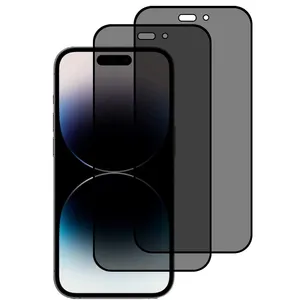 Protecteurs d'écran de confidentialité pour Iphone 15 Pro Max Anti-espion verre trempé de protection pour Iphone 14 Plus 13 12 11 Mini Xs Xr Film