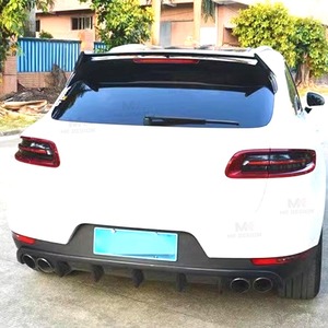 Chất Lượng Cao Sợi Carbon Thực Sự Khuếch Tán Phía Sau Bumper Lip Cơ Thể Bộ Dụng Cụ Cho Porsche Macan 2014 2022 Nâng Cấp Phụ Kiện Xe Hơi - Product Image 6